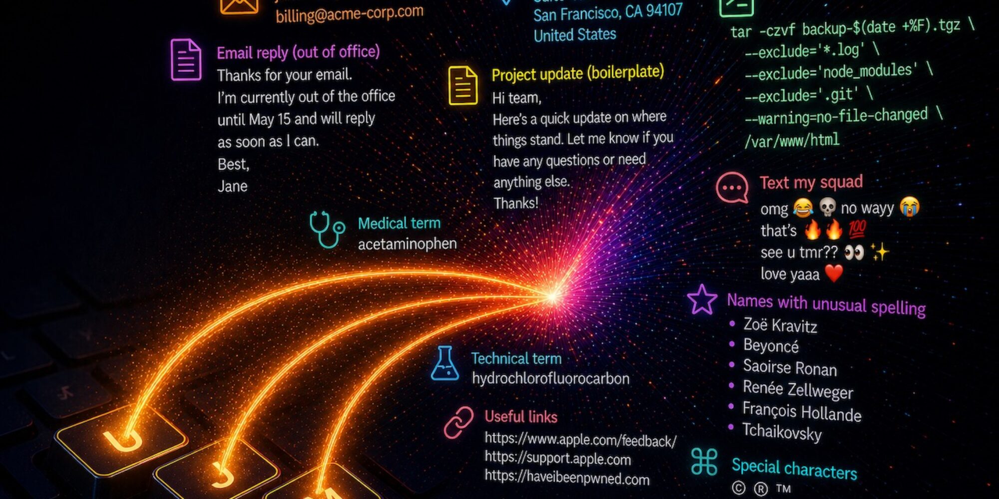 Speed Up Mac and iOS Typing with Text Expansion