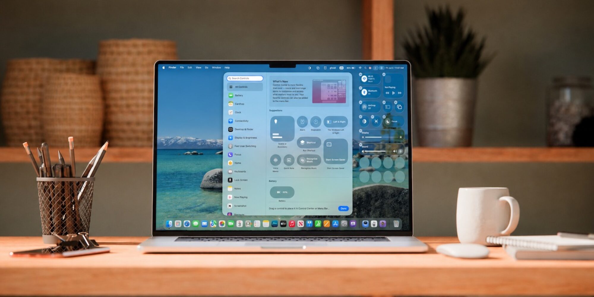Control Center Is Improved—and Highly Customizable—in macOS 26 Tahoe